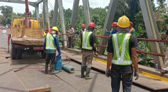 perbaikan jembatan way rarem