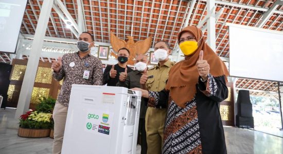 GoTo salurkan bantuan Oxygen concentrate (2)