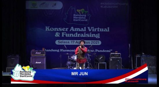 konser amal Bandung Merdeka dari Covid-19