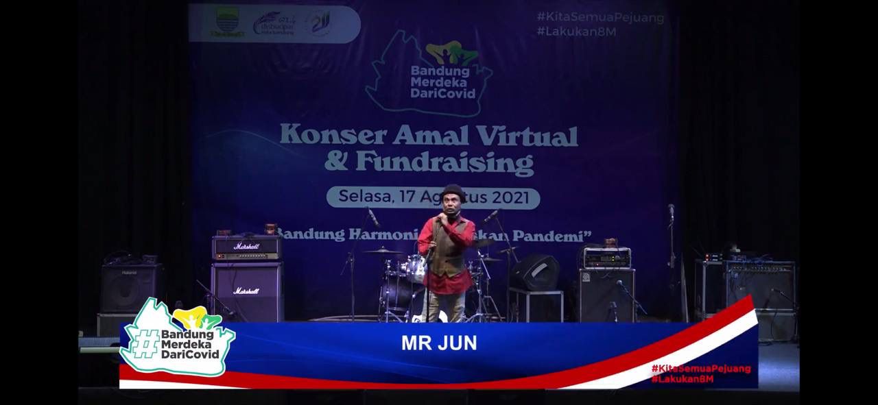 konser amal Bandung Merdeka dari Covid-19
